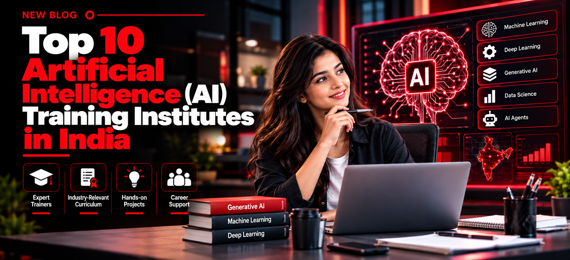 Top 10 Artificial Intelligence Training Institutes in India with AI courses and career opportunities